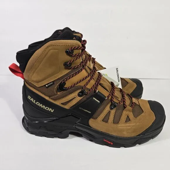 Salomon Quest 4 GTX 4D Gore-Tex Waterproof Leather Hiking Boots Ortholite Men 12