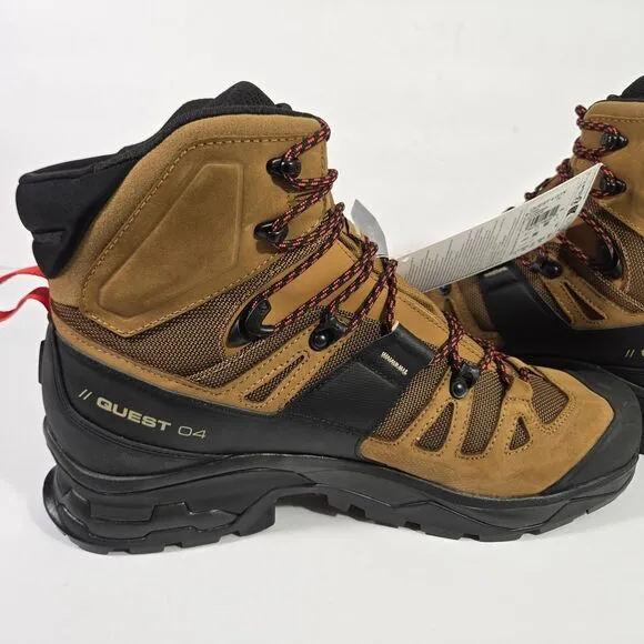 Salomon Quest 4 GTX 4D Gore-Tex Waterproof Leather Hiking Boots Ortholite Men 12
