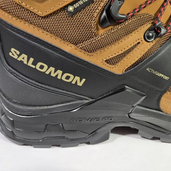 Salomon Quest 4 GTX 4D Gore-Tex Waterproof Leather Hiking Boots Ortholite Men 12