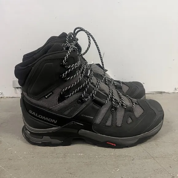 Salomon Quest 4 GTX Men's Hiking Backpacking Boots Size 11 Black Waterproof
