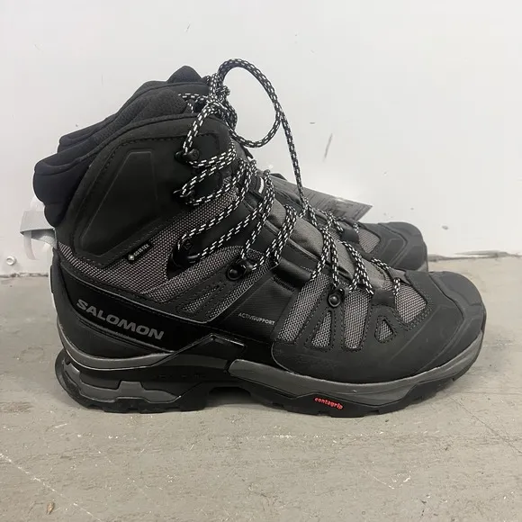 Salomon Quest 4 GTX Men's Hiking Backpacking Boots Size 11 Black Waterproof