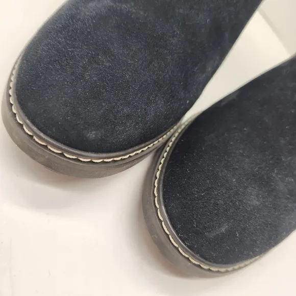 Sam Edelman ankle boots women's 11M black suede Pryce waterproof comfy new $150
