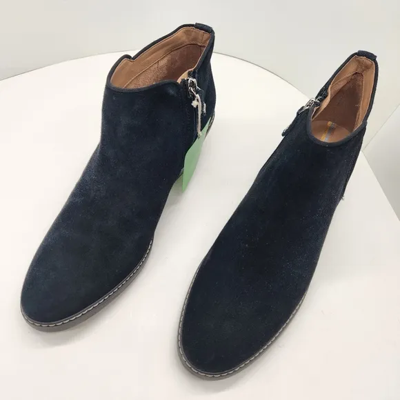 Sam Edelman ankle boots women's 11M black suede Pryce waterproof comfy new $150