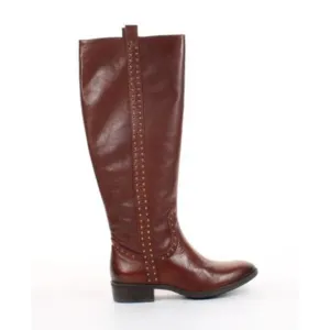 Sam Edelman Knee High Prina Fashion Boots Leather Brown Women's Size 7M NWOB