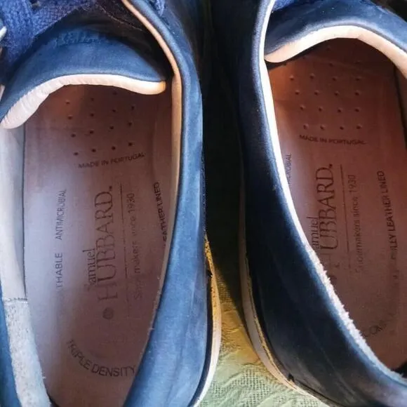 Samuel Hubbard Men's 9 1/2 Hubbard Free Casual Walking Shoe Navy Nubuck M1100