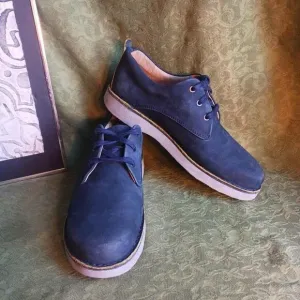 Samuel Hubbard Men's 9 1/2 Hubbard Free Casual Walking Shoe Navy Nubuck M1100