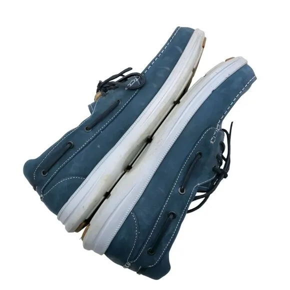 SAMUEL HUBBARD New Endeavor M1500-106 Driftwood Blue Boat Shoe Comfort Size 14