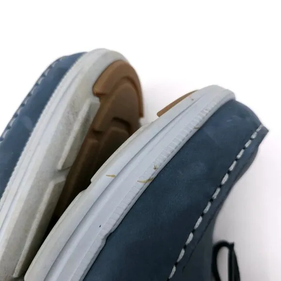 SAMUEL HUBBARD New Endeavor M1500-106 Driftwood Blue Boat Shoe Comfort Size 14