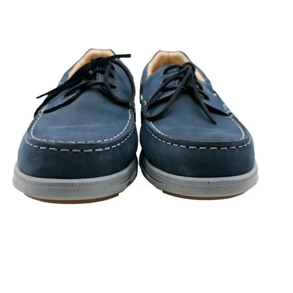 SAMUEL HUBBARD New Endeavor M1500-106 Driftwood Blue Boat Shoe Comfort Size 14