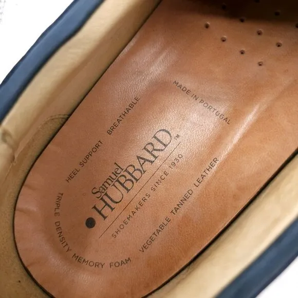 SAMUEL HUBBARD New Endeavor M1500-106 Driftwood Blue Boat Shoe Comfort Size 14