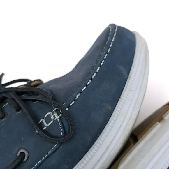 SAMUEL HUBBARD New Endeavor M1500-106 Driftwood Blue Boat Shoe Comfort Size 14