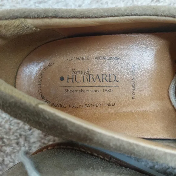 Samuel Hubbard Shoes Brown Dress Walking Oxford Shoes Women's Size 8 Leather