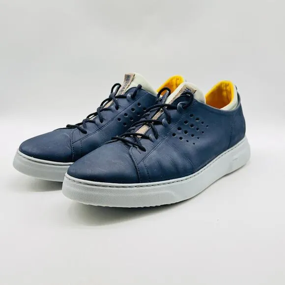 Samuel Hubbard Shoes Mens 14 Blue Leather Flight Sport Comfort Casual Sneakers