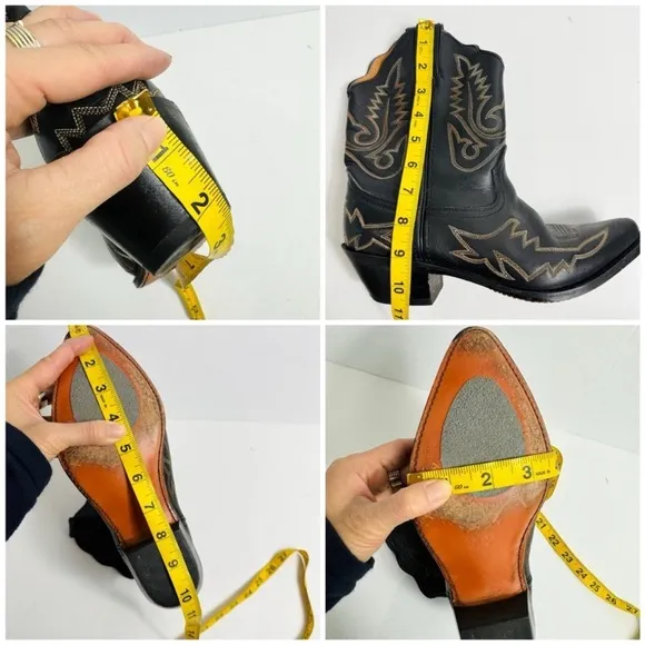 Santa Fe beautiful black with brown/ tan stitching EUC
