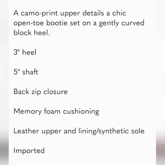 Santuary ​Open-Toe Faux Suede Green Camo Print Ankle Boots