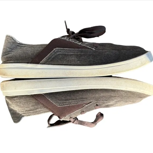 Sanuk Brown Shaka Lite Shoes Size 11 Canvas Comfort Shoes
