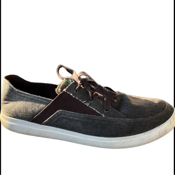 Sanuk Brown Shaka Lite Shoes Size 11 Canvas Comfort Shoes