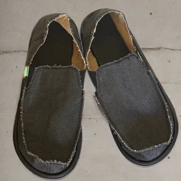 SANUK CHIBA • Poncho Sidewalk Surfer Hemp Beach Vegan Shoes
