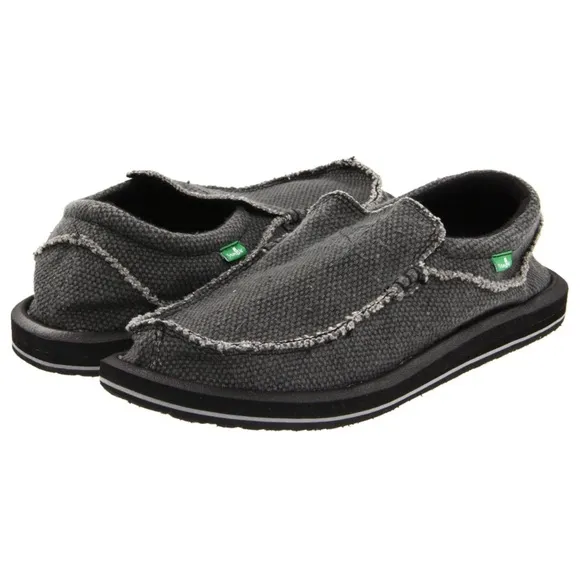 SANUK CHIBA • Poncho Sidewalk Surfer Hemp Beach Vegan Shoes