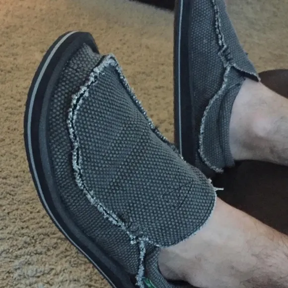 SANUK CHIBA • Poncho Sidewalk Surfer Hemp Beach Vegan Shoes