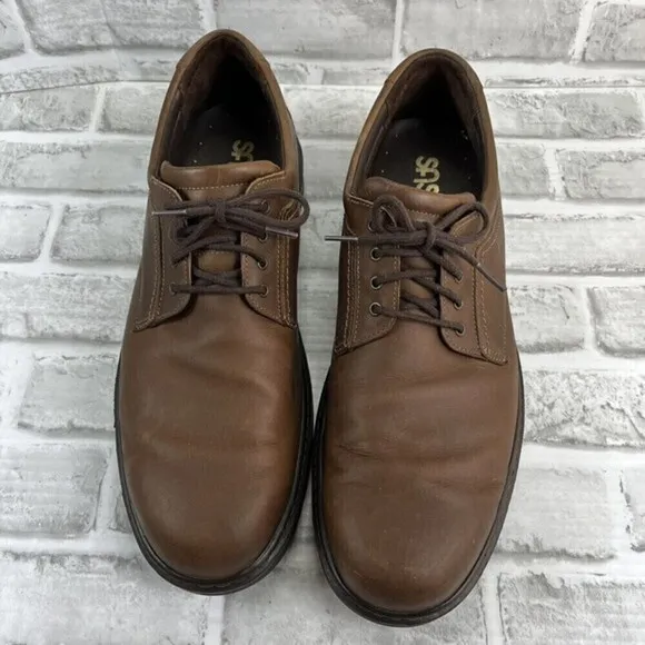SAS Aden Men’s Size 13.5 M Brown Leather Oxford Casual Comfort  Shoes