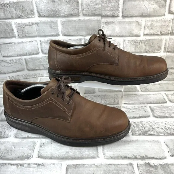 SAS Aden Men’s Size 13.5 M Brown Leather Oxford Casual Comfort  Shoes