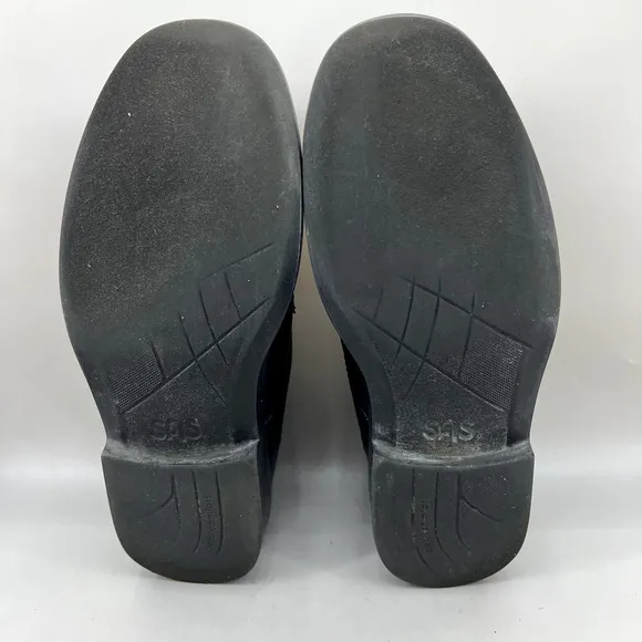SAS Ambassador Oxford Shoes Men Size 13 W Black Leather Low Top Comfort Casual