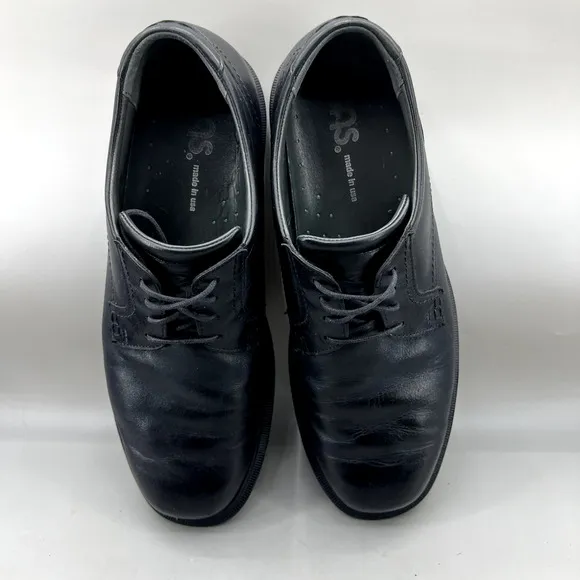 SAS Ambassador Oxford Shoes Men Size 13 W Black Leather Low Top Comfort Casual