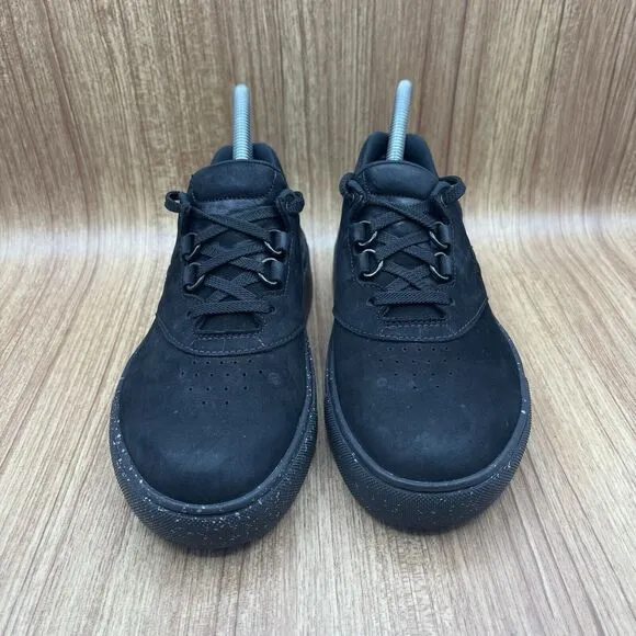 SAS Free Rein Everyday Sneaker Walking Shoes Size 7 Wide Black Onyx Leather