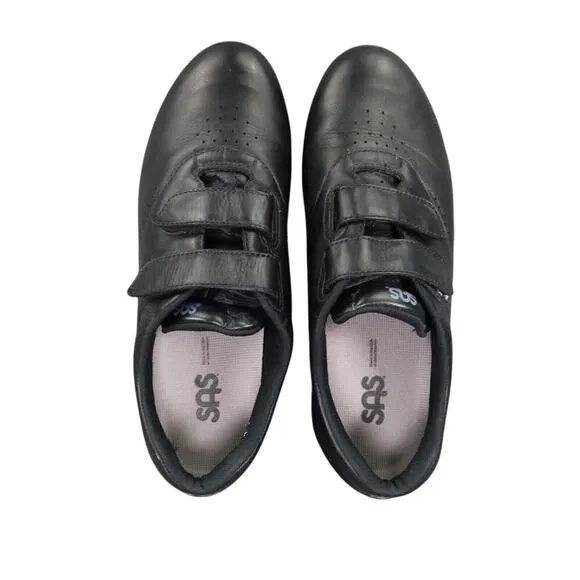 SAS Shoes Womens 10 Me Too Walking Sneaker Comfort Leather Double Strap Classic