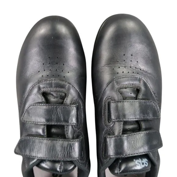 SAS Shoes Womens 10 Me Too Walking Sneaker Comfort Leather Double Strap Classic
