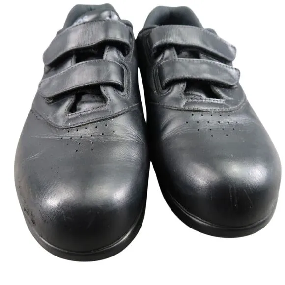SAS Shoes Womens 10 Me Too Walking Sneaker Comfort Leather Double Strap Classic