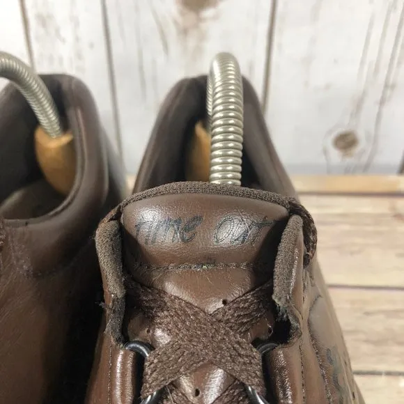SAS Time Out Tripad Comfort Shoes Mens Size 9.5N Leather Lace Up Walking Brown
