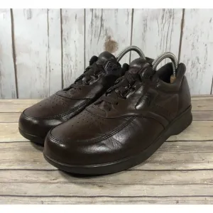 SAS Time Out Tripad Comfort Shoes Mens Size 9.5N Leather Lace Up Walking Brown