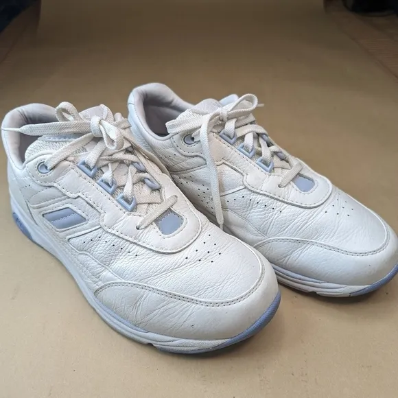 SAS Tour II Walking Shoes Sneakers Womens Size 11W Wide White Leather Casual