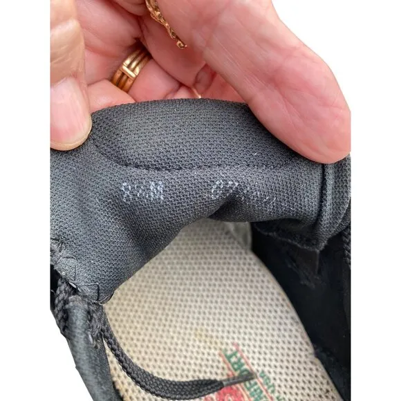SAS Womens Free Time Black Leather Comfort Walking Shoes Size 8M