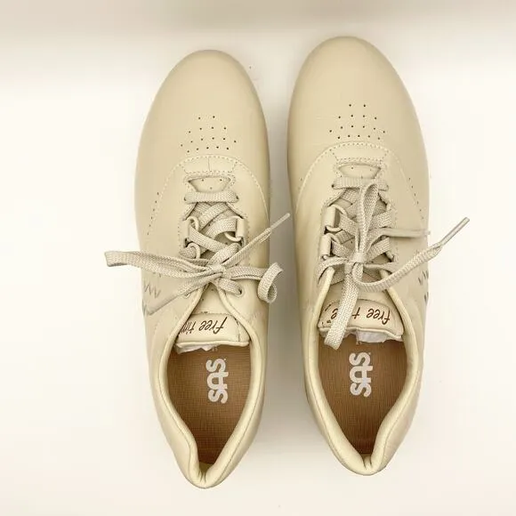 SAS Women's Free Time Comfort Walking Shoe US 11 EU 41-42 Medium Cream/Tan NIB
