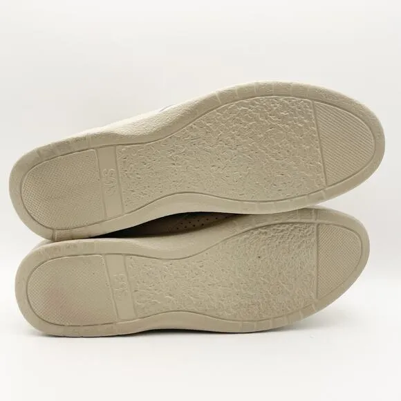 SAS Women's Free Time Comfort Walking Shoe US 11 EU 41-42 Medium Cream/Tan NIB