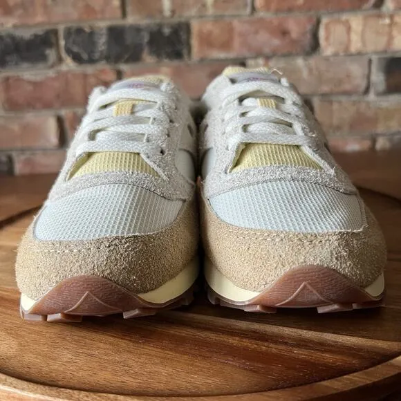 Saucony Jazz 81 S70766-1 Mens White Tan Suede Sneakers Shoes Men's 8 Women's 9.5