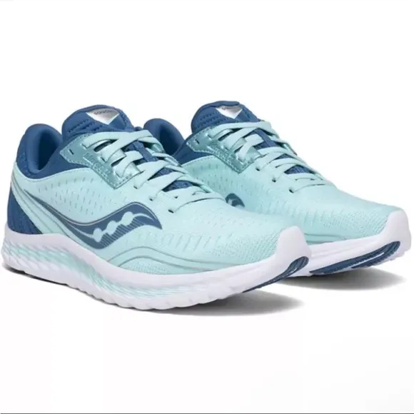 SAUCONY KINVARA 11 S10551-25 Aqua Blue Green Running Excersize Sneakers Shoes 8