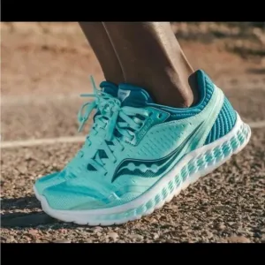 SAUCONY KINVARA 11 S10551-25 Aqua Blue Green Running Excersize Sneakers Shoes 8