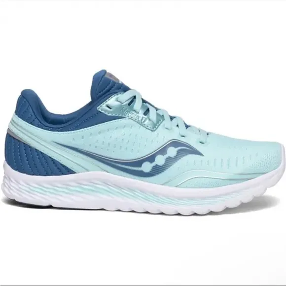 SAUCONY KINVARA 11 S10551-25 Aqua Blue Green Running Excersize Sneakers Shoes 8