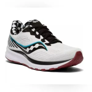 Saucony Men's Ride 14 Running Shoes Reverie White/Multi Size 7.5