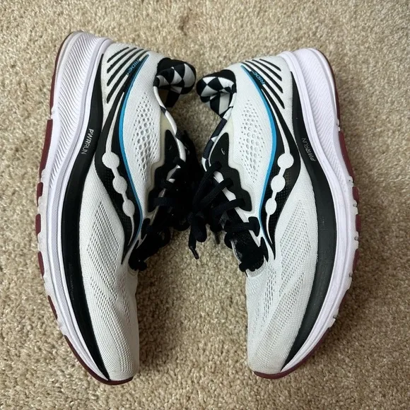 Saucony Men's Ride 14 Running Shoes Reverie White/Multi Size 7.5