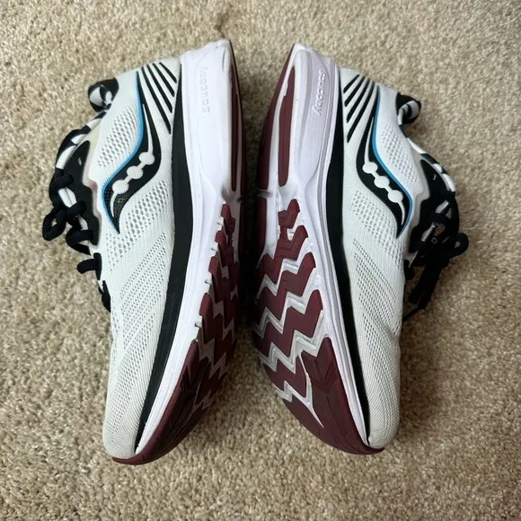 Saucony Men's Ride 14 Running Shoes Reverie White/Multi Size 7.5