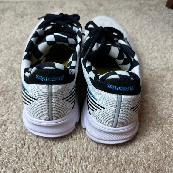 Saucony Men's Ride 14 Running Shoes Reverie White/Multi Size 7.5