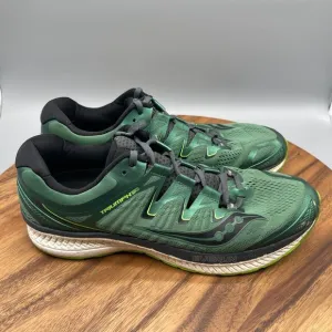 Saucony Triumph Iso 4 Shoes Mens Size 10 Green Running Comfort Walking Sneakers