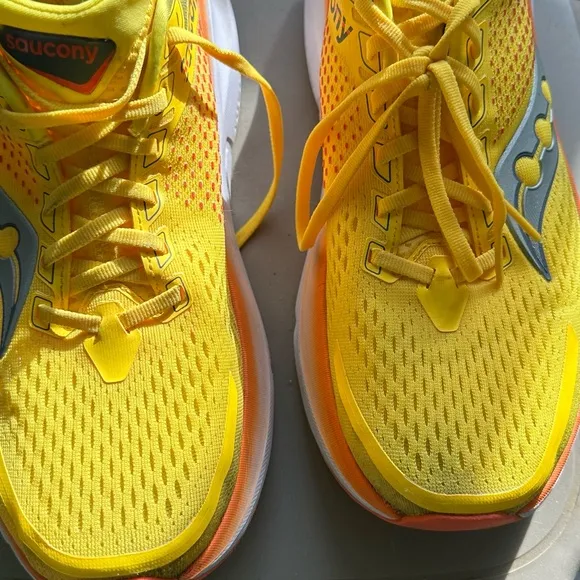 Saucony Yellow Running Shoes