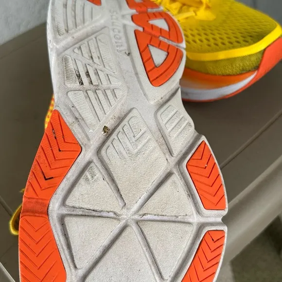 Saucony Yellow Running Shoes