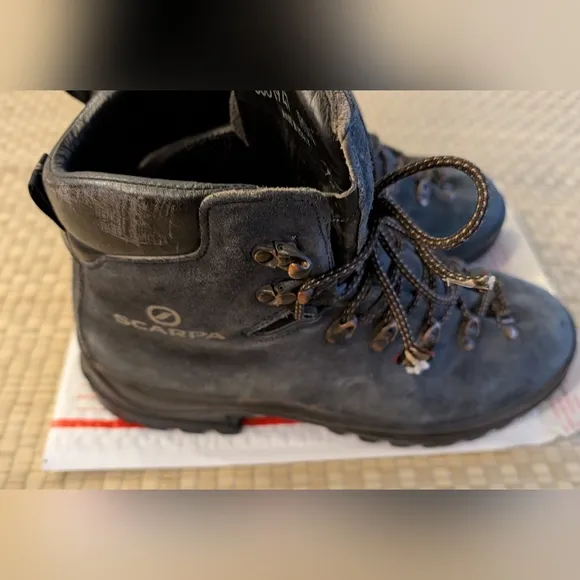 Scarpa Leather Hiking Boots 88019 Manta Men's Size 47 Made in Italy